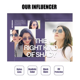 DUCO Oversized Fashion Sunglasses for Women Colorful UV Protection Lens Trendy Retro Designer Sunglasses DC1226