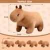 SQEQE Capybara Mommy Plush with 4 Cute Babies Capybara Stuffed