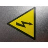 2x1.746 inch 100PCS High Voltage Warning Labels Caution Risk Shock