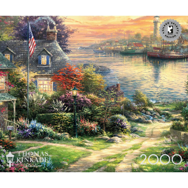 Ceaco - Silver Select - Thomas Kinkade - New England