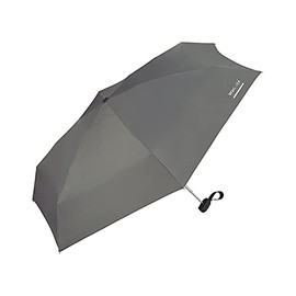 (2022) Wpc. ZA003-913 Parasol IZA Compact Type: Gray, 20.9 inches (53 cm), Compact, Complete Light Blocking, 100% UV Protection, For Both Rain and Shine, Men's, Women's, Folding Umbrella,