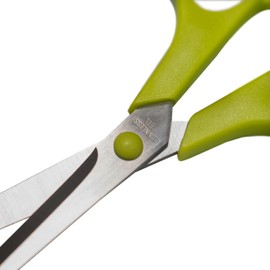 Pack of 3 Stainless Steel Scissors, Household Scissors, Office Scissors, 22 cm with Soft Handle, Multi-Purpose Multicoloured