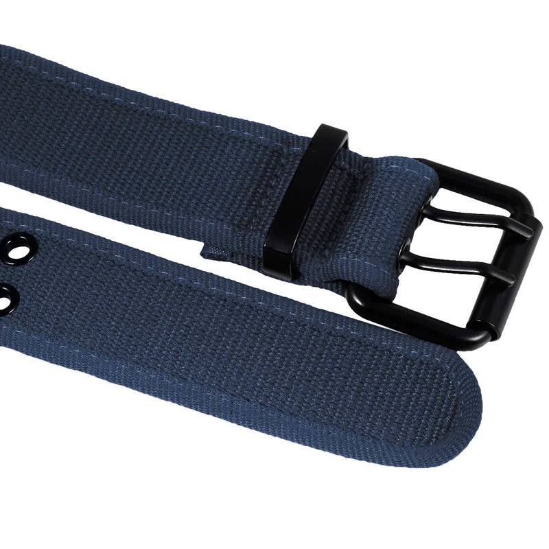 KYEYGWO Canvas Belt for Men and Women, Adjustable Double Hole