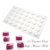 mostsom 35 Grids Gummy Oval Mold Silicone Candy Mold DIY