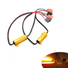 NGHEY Car LED decoder H7 2-PC Eliminates LED Faults In car Lights, Repairs Bulb Switch Issues, Suitable For Most Car Models