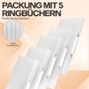 ACROPAQ - 5 x A4 Ring Binder with 2 Rings,