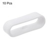 HARFINGTON 10Pcs Watch Band Strap Loops Silicone Replacement Fastener Rings