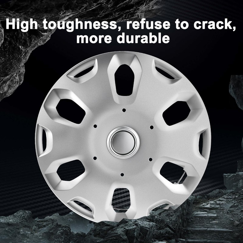 Hubcaps Compatible with 2010 2011 202 2013 Ford CEG/MTD Transit