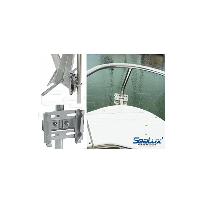 SeaLux Vertical Stanchion Rail Mount Anchor Bracket/Holder
