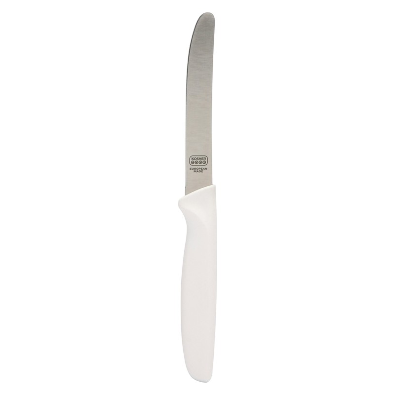 The Kosher Cook White Kitchen Knife – 4.5” Steak and