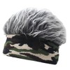 Buzz Selection CAP957 Hat, Knit Hat, Camouflage, Fur Design, Skiing,