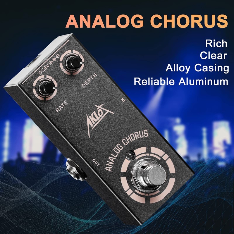 Fuzz Guitar Pedal, AKLOT Electric Effects Pedals Mini Single Type