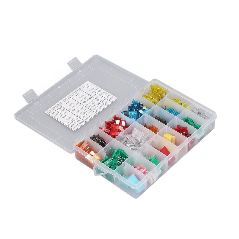 250 Pieces Automotive Fuses High Frequency Blade and Box Shape
