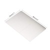 sourcing map Blank Metal Card 88x53x0.4mm Brushed 201 Stainless Steel