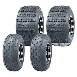 WANDA Set 4 ATV Tires 19x7-8 & 18x9.5-8 fit 07-14 Polaris Outlaw 90