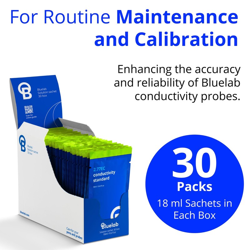 Bluelab EC 2.77 Conductivity Calibration Solution - Easy Calibration for