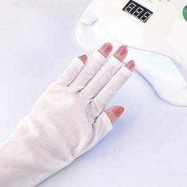 Hand Protection Nail Art Finger UV Blocking Gloves / 손보호 네일아트 손가락 자외선차단장갑 장갑