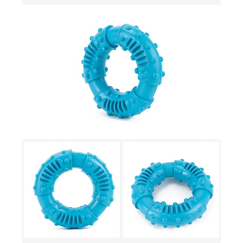 Rubber Teeth Grinding Donut for Dogs, Rubber Teeth Grinding Toy