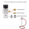 Mini CO2 Gas Regulator Soda Water Pressure Reducing Valve Adapter