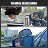 jose2015 Blind Spot Mirrors, blindspot mirror for Cars LEFT，Universal Adjustable