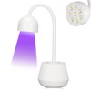 Yoidesu - Lámpara de uñas UV, mini luz UV de