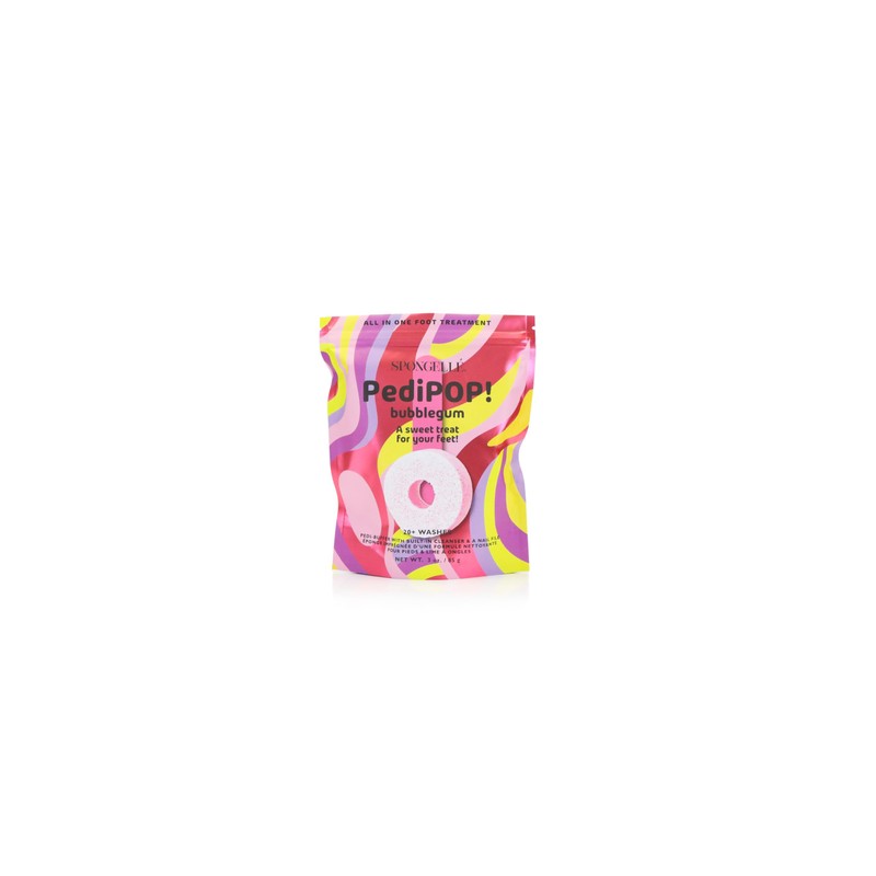 Spongellé PediPop! Body Wash Infused Pedi Buffer & Nail File,