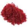 Curly Wavy Wigs Women Female Synthetic Hair Burgundy Wigs for