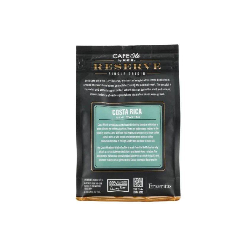 HEB Quantity 2 - CAFE Ole Reserve Costa Rica Whole