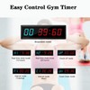 Ledbrigym Gym Timer Clock Digital Interval Tabata Workouts Fitness Wall