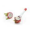 KitchenCraft Healthy Eating Adjustable Fruit Slicer/Scooper, Stainless Steel, White/Red, 18.5