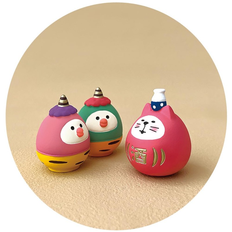 Deco Corporation ZFK-90658K Combre Demon Bundo Daruma 1.1 x 1.1