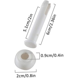 Intex Pool Replacement Parts, Pin Pin Pool, 6 cm / 2.36 Inch Length Replacement Parts Frame Pool, for Intex Pool Joint Pins, Seals for Frame, Round Pool, Intex Pool Replacement Parts, Metal Frame Pool