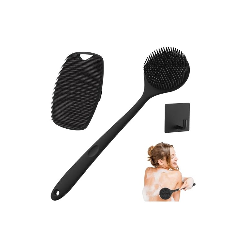 STRDIT: Cepillo corporal exfoliante de silicona para máxima limpieza y