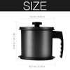 Cambom Bacon Grease Container with Fine Mesh Strainer, 1.3 L