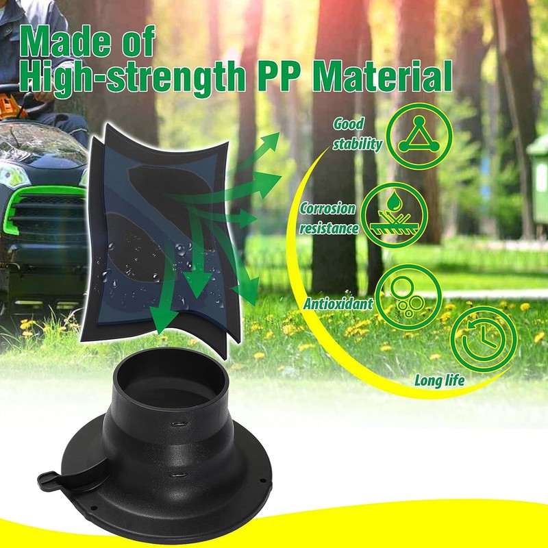 Lawn Vacuum Hose Adapter PP Lawn Tractor Leaf Vacuum Hose