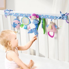caterbee Baby Toy Chain for Pram, Mobile Chain, Hanging Toy (Mermaid)