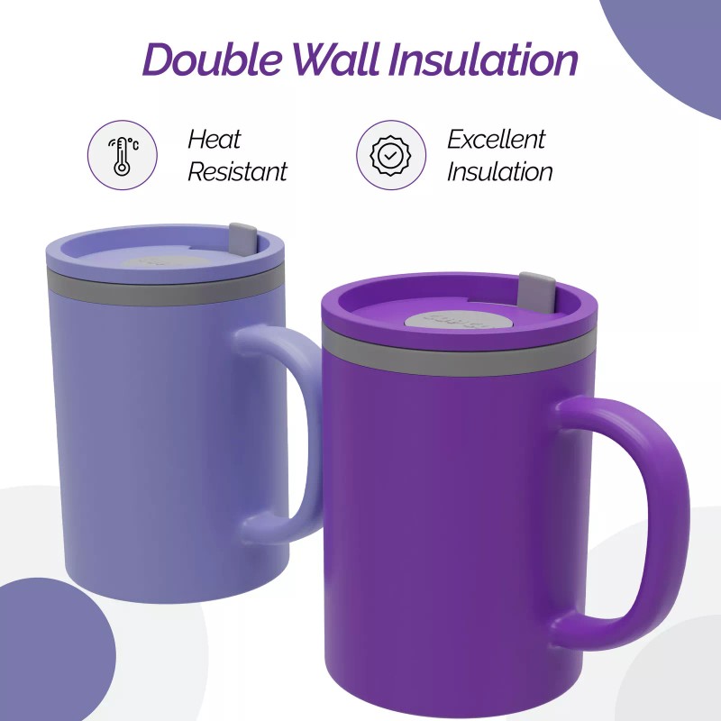 Copco Iconic Desk Mug, Set of 2 - Purple &