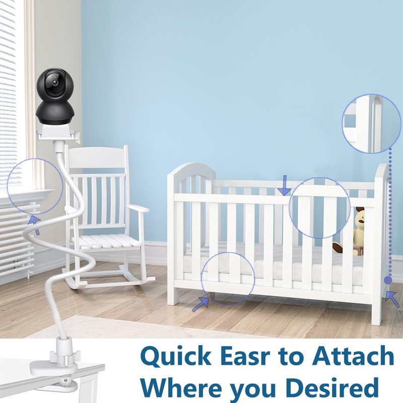EYSAFT Babyphone Halterung für Tapo C200/C210/C220, Kasa Smart EC70/EC71/KC410S