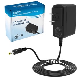 HQRP AC Power Adapter Compatible with Panasonic EW-BU04W / EWBU04W / EW-BU35W / EWBU35W Portable Upper Arm Blood Pressure Monitor Plus HQRP Euro Plug Adapter