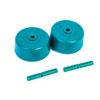 2 x rear wheel replacement part suitable for Vorwerk Tiger,