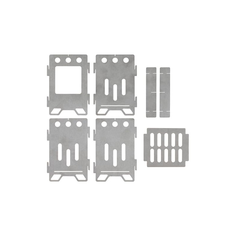 Fox Outdoor - Small outdoor stove ""Hobo"" of stainless steel