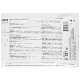 Simplicity Patterns Convertible Diaper Bags and Changing Pads Size: Os (One Size), 8031