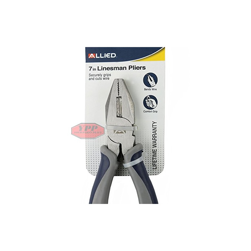 Allied Tools 90532 7-Inch Linesman Pliers, 1-Pack
