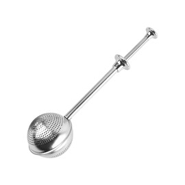 Stainless Steel Tea Strainer with Handle, Loose Leaf Tea Infuser Ball for Teatime, Reusable Tea Filter Sieve for Mulling Spices, Herb Leaves, Premium Mesh Strainers for Loose Tea Brewing Ease