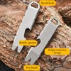 EDC Pry Bar Pry Bar, Titanium Crowbar, Bottle Opener, EDC