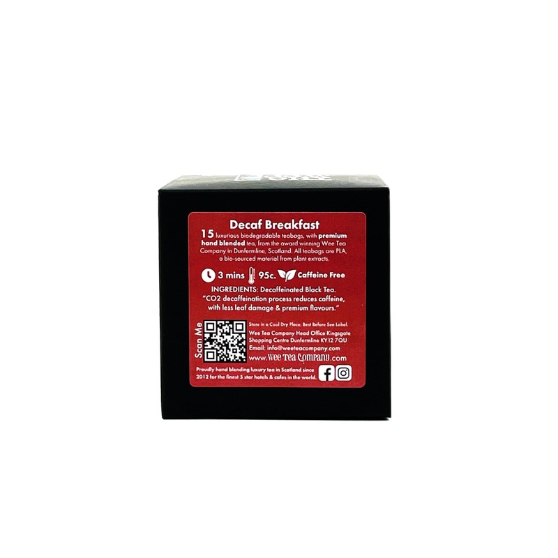 The Wee Tea Company Decaf Breakfast Tea, Imported From Scotland