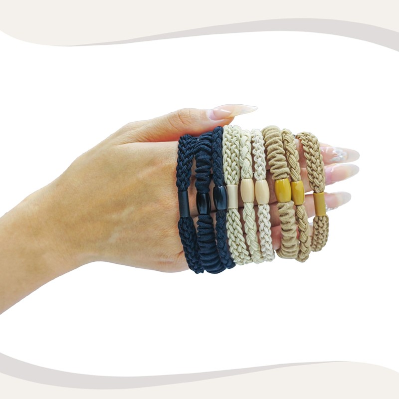 10 Stück haargummi damen，haargummis mädchen，scrunchies，haargummis damen，zopfgummi