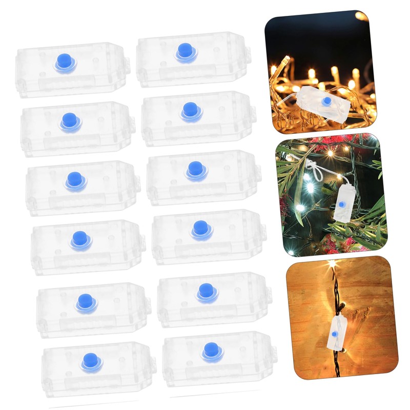 Sosoport 20pcs USB String Lights Shell Accessories Transparent Covers for
