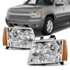 ADCARLIGHTS Headlights Compatible with Chevy 2007-2013 Avalanche / 2007-2014 Tahoe