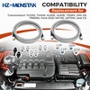 HZ-MONSTAR 6AN 70" Transmission Fluid Oil Cooler Hose Line Kit
